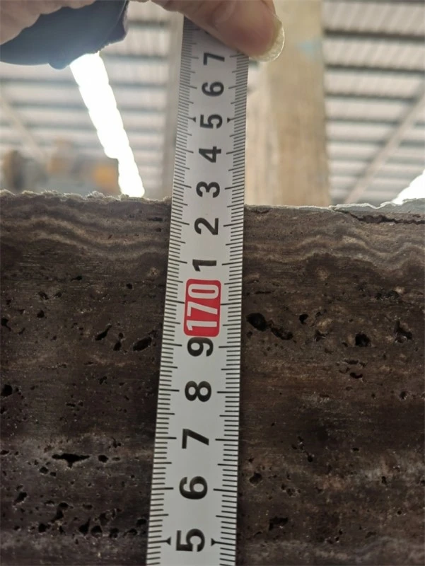 Black Travertine Bookmatch