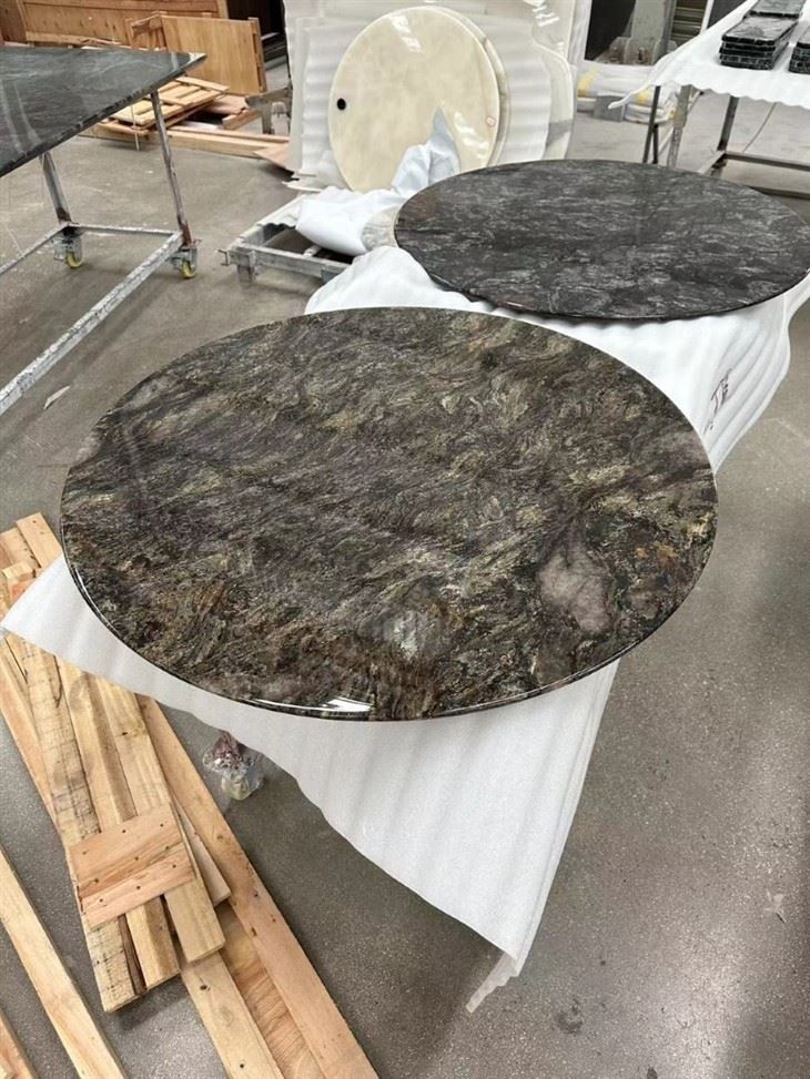 Platinum Diamond Dining Table Top